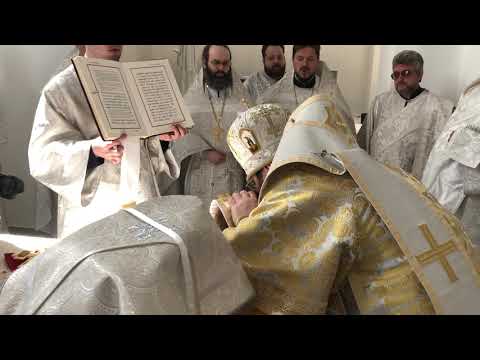 Видео: Митрополит Игнатий совершил хиротонию во иерея диакона Артемия Мягченкова