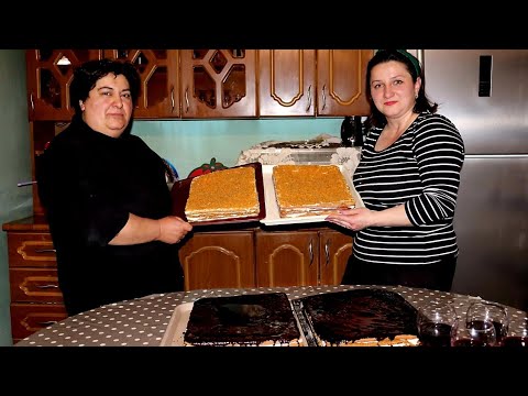 Видео: Տնական-Տնստանա-Մեղրով Տորթ-Медовик  по Нашему-Тает во рту-Շամշադին-Шамшадин