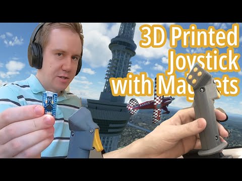 Видео: Самодельный джойстик на эффекте Холла для Flight Simulator 2020