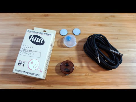 Видео: Звукосниматель для классической гитары: пьезодатчик KNA Up-2