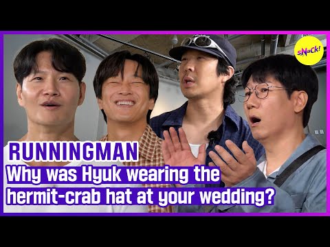 Видео: [RUNNINGMAN] Почему Хёк был в шляпе краба-отшельника на вашей свадьбе? (ENGSUB)