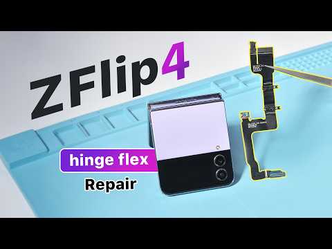 Видео: Samsung Z Flip 4 выключается в сложенном состоянии — руководство по замене шлейфа шарнира