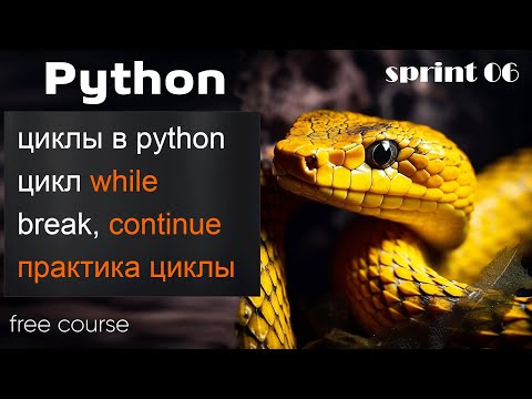 Видео: Python - циклы. Цикл while. Прерывание цикла break, continue. Практика по циклам