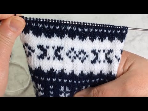 Видео: Fair Isle легко / Цветное вязание спицами.