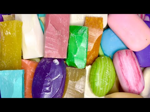 Видео: ASMR 🔪Cutting dry soap🧼Leftovers 😋Обрезки & Обмылки🔪Резка сухого мыла💙💜🩷💚🤍❤️