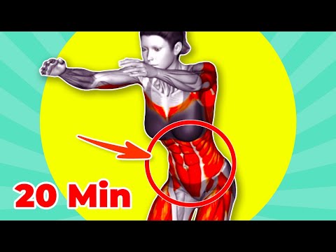 Видео: ➜ Избавьтесь от ЖИРА НА ЖИВОТЕ за 2 НЕДЕЛИ ➜ Попробуйте эту мощную тренировку стоя!