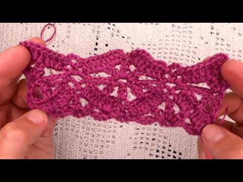 Видео: Красивый УЗОР " Цветок в КВАДРАТЕ " Вязание КРЮЧКОМ , crochet beautiful pattern ( узор № 357)