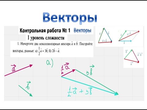 Видео: 9 кл  Геометрия  КР№1 Векторы