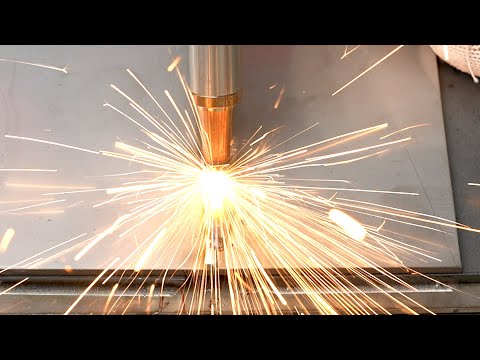 Видео: Лазерная сварка нержавейки 3мм с присадочной проволокой 2-3мм, лазерная чистка шва от побежалости.