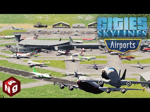 Видео: Свой аэропорт в Cities: Skylines - Airports Expansion