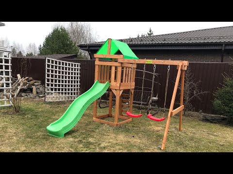 Видео: Собираем детскую игровую площадку Babygarden Play 2 (BG-PKG-BG18-LG)