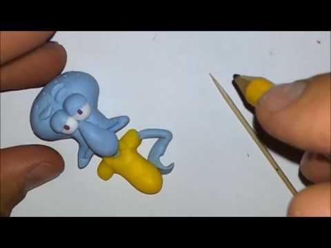 Видео: Лепим Сквидварда!