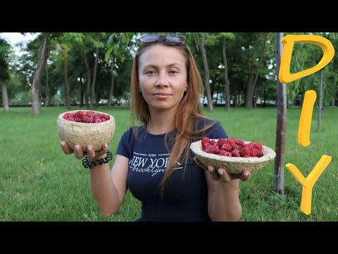Видео: Как сделать корзины из древесных опилок - DIY