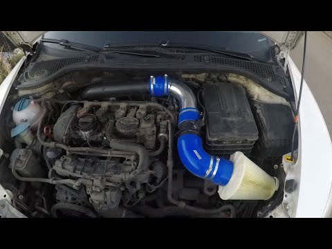 Видео: Octavia A5. Холодный впуск за 5000 рублей. Замеры 0-100, 100-200, квотер.