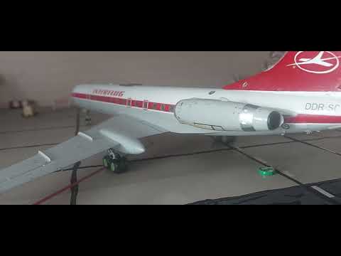 Видео: Ту-134А в М.1:72  (INTERFLUG) часть 2.