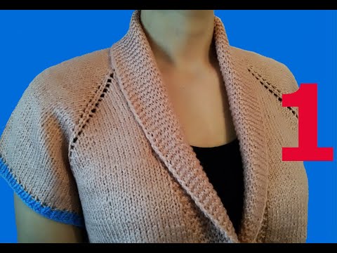 Видео: ШАЛЕВЫЙ ВОРОТНИК СПИЦАМИ. РЕГЛАН СВЕРХУ. МК 1-ЧАСТЬ KNITTED SHAWL COLLAR / ŞAL YAKA / Cuello chal