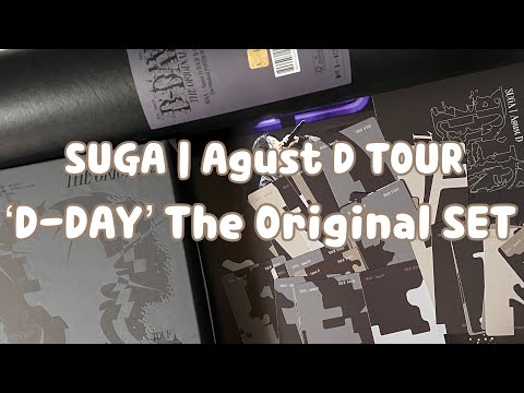 Видео: ⋆｡˚SUGA | Agust D TOUR 'D-DAY' The Original SET | Распаковка | UNBOXING ⋆｡˚