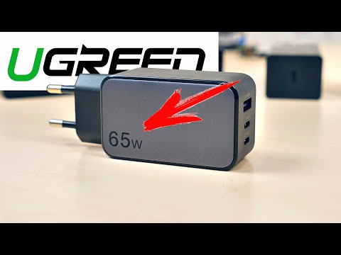 Видео: ⚡ МАЛЕНЬКИЙ, НО МОЩНЫЙ ЗАРЯДНИК Ugreen GAN 65W 👉 PD3.0 QC4.0 Huawei SCP, Samsung AFC, Apple Iphone