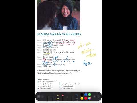 Видео: Урок 11. Глава 2. Текст 2 (продолжение) - Samira går på norskkurs