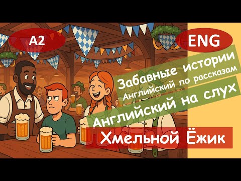 Видео: Хмельной Ёжик. Английский по смешным рассказам. Для начинающих(A2) Английский на слух.