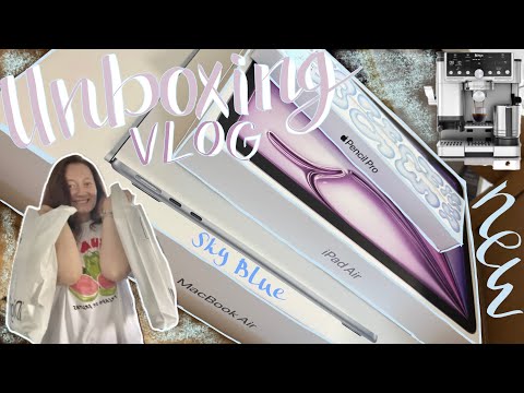 Видео: VLOG ✨ МЕГА РАСПАКОВКА MacBook Air M4, iPad Air M3 и кофемашина NINJA