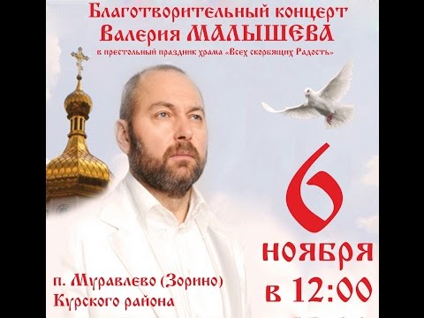 Видео: Благотворительный концерт Валерия Малышева на родине монахини Мисаилы