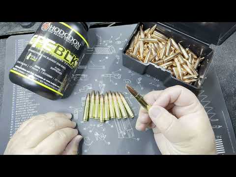 Видео: Перезарядка 300 Blackout Subsonic "Проект Большая добыча", часть 2. Пули Berry's 220 г с порохом ...