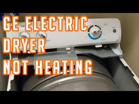 Видео: Электрическая сушилка GE не нагревается