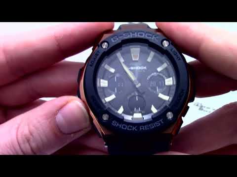 Видео: Часы Casio G-SHOCK GST-W120L-1A - Инструкция, как настроить от PresidentWatches.Ru