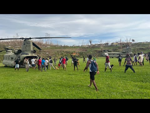 Видео: Американские войска доставили более 50 000 фунтов продовольствия и воды на Ямайку!