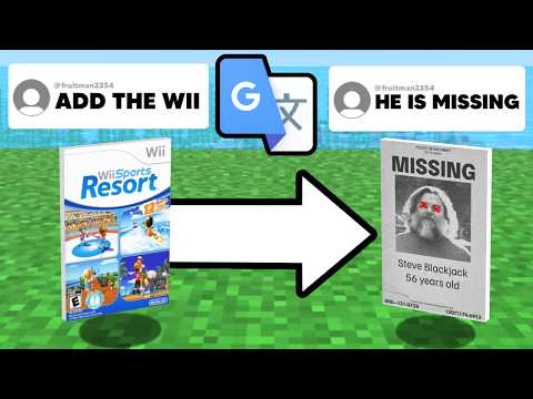 Видео: Я пропустил ваши идеи модов Minecraft через Google Translate 100 раз...