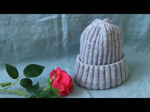 Видео: @velta63 Экспресс МК ! Как связать шапку с отворотом !