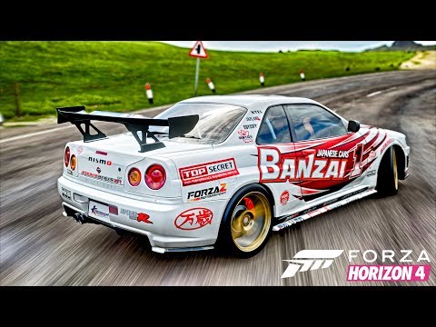 Видео: ЛЕГЕНДАРНЫЙ GT-R НА ЗАДНЕМ ПРИВОДЕ. ТАЧКА НА ПРОКАЧКУ В FORZA HORIZON 4