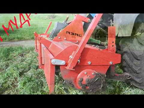 Видео: Почвофреза ФРН-2К АЗАС