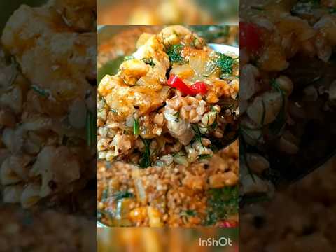 Видео: Гречка с мясом за 15 минут Гречка по купечески🍲🍲#shortsvideo #гречкасмясом