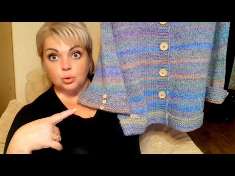 Видео: Связала "ДЕРЕВЕНСКУЮ БАБУШКИНУ" кофту?! 🧶 #вязание