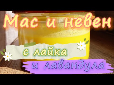 Видео: Как се приготвя крем от мас и невен.