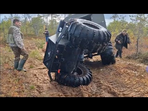 Видео: на каракате ищем озёра с рыбой. я опять его перевернул)))