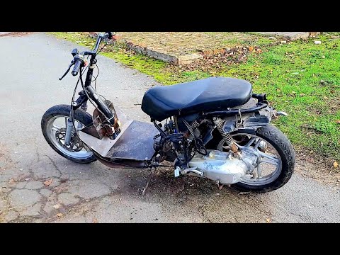 Видео: Скутер с Металлолома. Разорвало Торкдрайвер. Ремонт вариатора. 💢  157 QMJ GY 6 150 сс. 12 серия.