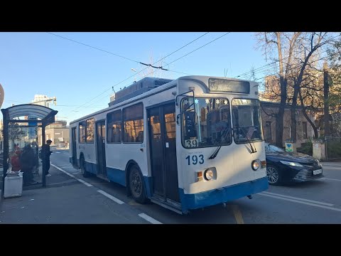 Видео: Троллейбус МТрЗ-6223 №193 [Маршрут 39] г.Екатеринбург