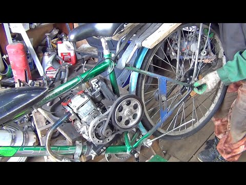 Видео: Ремонт мотовелосипеда 144F