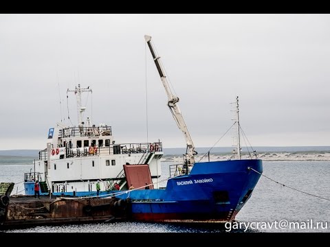 Видео: Спуск судна "Ительмен" (сейчас это "Василий Завойко")