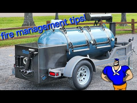 Видео: Коптильня Bluto на 250 галлонов с дополнительными советами по управлению огнем!