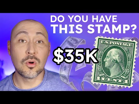 Видео: Действительно ли эта зеленая марка с изображением Джорджа Вашингтона стоит целое состояние?