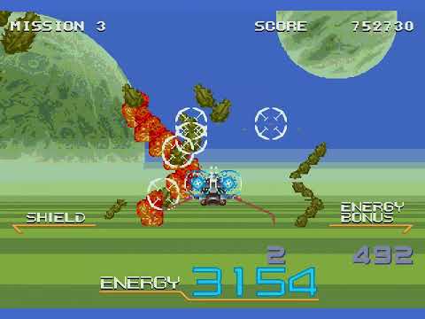 Видео: прохождение Galaxy Force II (SMD)