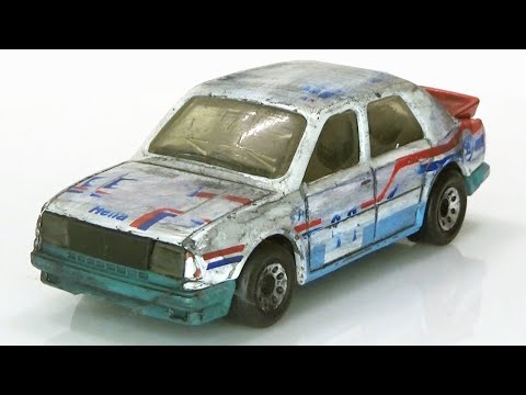 Видео: Восстановление Skoda 130 LR от Matchbox до заводского состояния. Учебное пособие по декали.