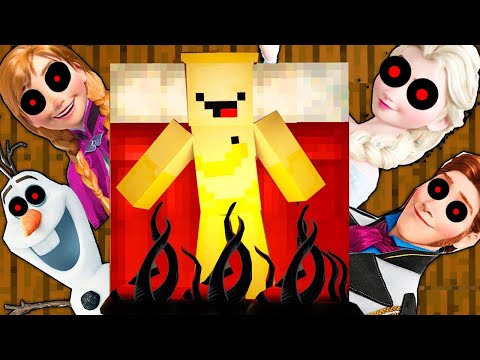 Видео: ПОД МОЕЙ КРОВАТЬЮ СКРЫВАЮТСЯ МОНСТРЫ ИЗ ХОЛОДНОЕ СЕРДЦЕ В МАЙНКРАФТ