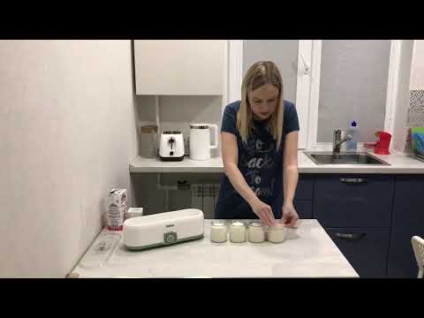 Видео: Готовлю нежнейший и полезный йогурт! Обзор йогуртницы Kitfort КТ-2006