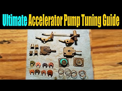 Видео: Руководство по настройке ускорительного насоса Holley для любых моделей 4150, 4160, 4175, 2300 и ...