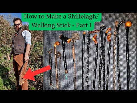 Видео: Как сделать шиллелаг/трость. Часть 1: поиск, резка и приправа